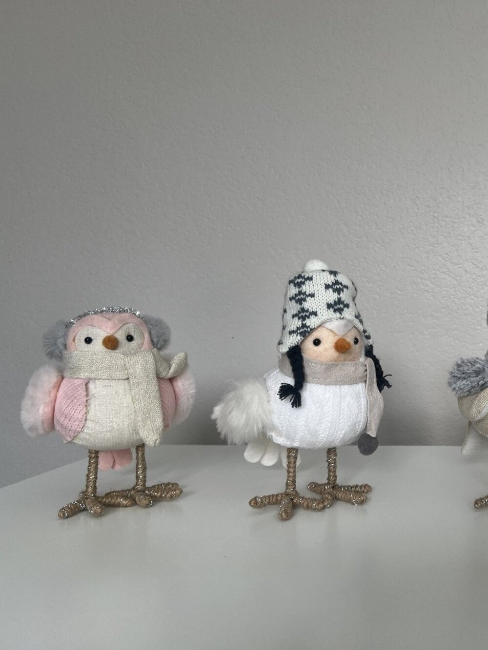NWOT Target Wondershop Felt Bird (set of 4)